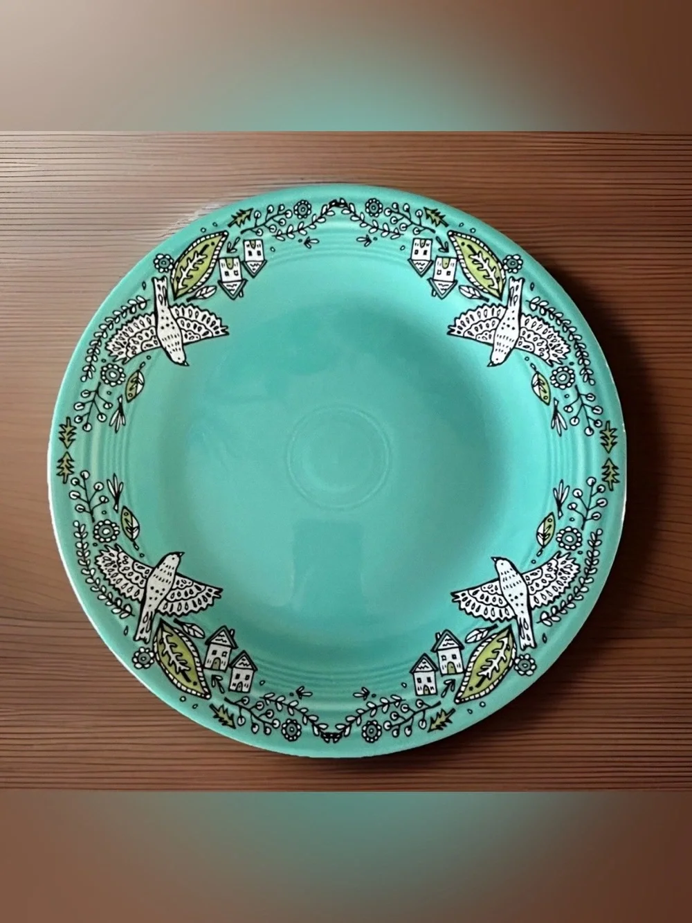 Fiesta® Nordic Woodland Classic Rim Dinner Plates 10.5” 2019 SET OF 4